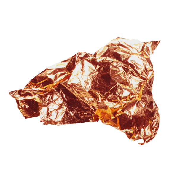Imitation Metal Leaf Schabin/Broken Leaves Copper
