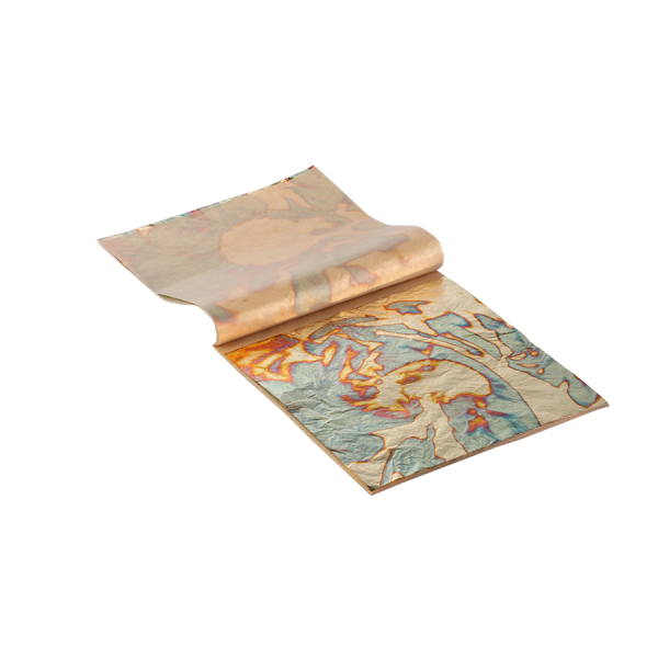 Imitation Variegated Metal Leaf Green - Image 2