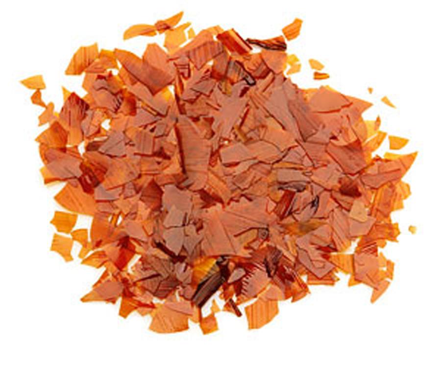 Shellac Light Orange Flake - Easy Leaf Products - Gilding